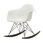 Vitra - Eames Plastic Armchair RAR RE, érable foncé / basic dark / blanc