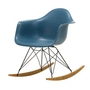 Vitra - Eames Plastic Armchair RAR RE, érable jaunâtre / basic dark / bleu marine