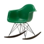 Vitra - Eames Plastic Armchair RAR RE, érable foncé / basic dark / émeraude