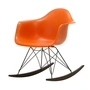 Vitra - Eames Plastic Armchair RAR RE, érable foncé / basic dark / orange rouille