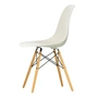 Vitra - Eames Plastic Side Chair DSW RE, érable jaunâtre / galet (patins en feutre noir)