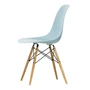 Vitra - Eames Plastic Side Chair DSW RE, frêne couleur miel / gris glacé (patins en feutre basic dark)