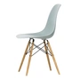 Vitra - Eames Plastic Side Chair DSW RE, frêne couleur miel / gris clair (patins en feutre basic dark)