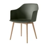 & Tradition - Rely Armchair HW76, chêne laqué transparent / vert bronze