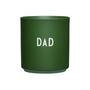 Design Letters - AJ Favourite Tasse en porcelaine, papa / vert