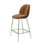 Gubi - Beetle Soft Counter Chair, rembourrage intégral, laiton antique / Sunday (112)