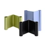 Muuto - Pair Set de bougeoirs, noir / vert / bleu clair (set de 3)