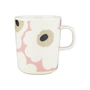 Marimekko - Oiva Unikko Gobelet avec anse 250 ml, blanc cassé / rose / sable / charcoal