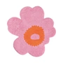 Marimekko - Unikko Tapis de bain, 73 x 74 cm, rose / orange