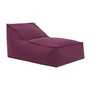 Nobodinoz - Lucky Long Pouf (pour adultes), prune