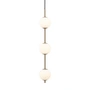 Umage - Audrey 3 LED Lampe suspendue, laiton / verre opale