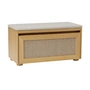 Umage - Hideaway Banc de rangement, chêne / tressage viennois / white sands