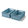 LIEWOOD - Weston Boîte de rangement, 36 x 25 x 13,5 cm, beach blue (lot de 2)