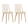 HAY - J77 Chair, hêtre naturel (lot de 2)