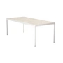 HOUE - FOUR Table d'extérieur, 210 x 90 cm, muted white / shell