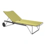 HOUE - CLICK Chaise Longue réglable, lemon zest