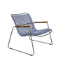 HOUE - CLICK Roomy Outdoor Lounge Chair, bleu pigeon
