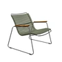 HOUE - CLICK Roomy Outdoor Lounge Chair, vert olive