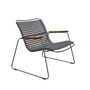 HOUE - CLICK Roomy Outdoor Lounge Chair, gris foncé