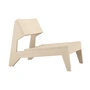 OUT Objekte unserer Tage - Schulz Lounge Chair, frêne ciré avec pigment blanc