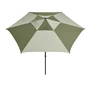 HAY - Terrazza Parasol, hexagonal, Ø 300 cm, vert / vert foncé