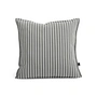 HAY - Terrazza Coussin Outdoor, 50 x 50 cm, rayures épaisses, gris