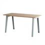 TipToe - NEW MODERN Bureau, 75 x 150 cm, bouleau / pale blue