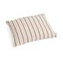 HAY - Outdoor Market Coussin 45 x 35 cm, beige avec bandes rouges