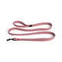 HAY - Dogs Laisse pour chien, S/M, rouge / bandes blanches