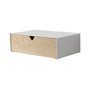 Andersen Furniture - Keep Étagère murale, chêne, blanc