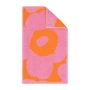 Marimekko - Unikko Serviette d'invité, 30 x 50 cm, orange / rose