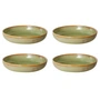 HKliving - Chef Ceramics Assiette creuse, Ø 21,5 cm, moss green (set de 4)