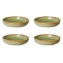HKliving - Chef Ceramics Assiette creuse, Ø 19,3 cm, moss green (set de 4)