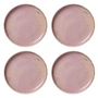 HKliving - Chef Ceramics Assiette, Ø 26 cm, rustic pink (set de 4)