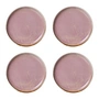 HKliving - Chef Ceramics Assiette, Ø 20 cm, rustic pink (set de 4)