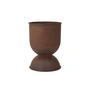 Ferm Living - Hourglass Pot de fleurs small, Ø 30 x H 42,5 cm, rouille