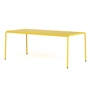 TipToe - Panorama Table de jardin, 190 x 90 cm, sun yellow