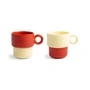 klevering - Chiquito Tasse large, 0,2 L, rouge (set de 2)