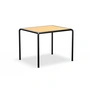 HOUE - AVANTI Outdoor Table à manger, 98 x 83 cm, pin / noir