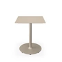 HOUE - Pico Table de jardin, 60 x 60 cm, piétement rond, beige
