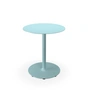 HOUE - Pico Table de jardin, Ø 64 cm, piétement rond, bleu glacier