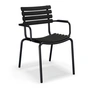 HOUE - ReCLIPS Outdoor Dining fauteuil, noir