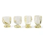HKliving - Verres (Nienke Sikkema), citrine (set de 4)