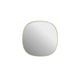 Muuto - Framed Mirror, 40 x 40 cm, jaune clair / verre transparent