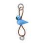 Kay Bojesen - Porte-clés oiseau, métal, cuir naturel bleu