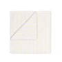 Blomus - Arto Serviette de bain, 140 x 70 cm, rayures fines, white / transparent yellow