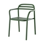 Cane-line - Bliss Chaise avec accoudoirs, vert foncé