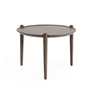 Design House Stockholm - Aria Table d'appoint low, Ø 50 x 37 cm, chêne foncé