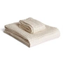 The Organic Company - Big Waffle Serviette de bain, Gift Set, stone