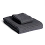 The Organic Company - Big Waffle Serviette, set cadeau, gris foncé